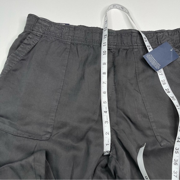 Gap Tencel Lyocell Pullon Pants Grey Beachy Comfy Resort Vacation Casual New XL - Picture 8 of 15